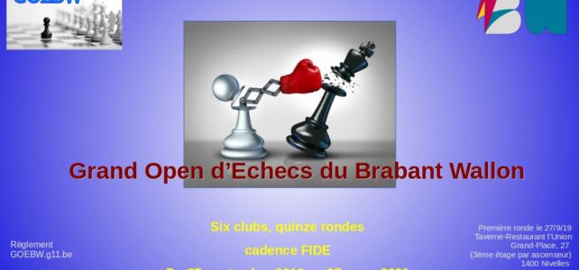 Grand Open des Echecs du Brabant wallon